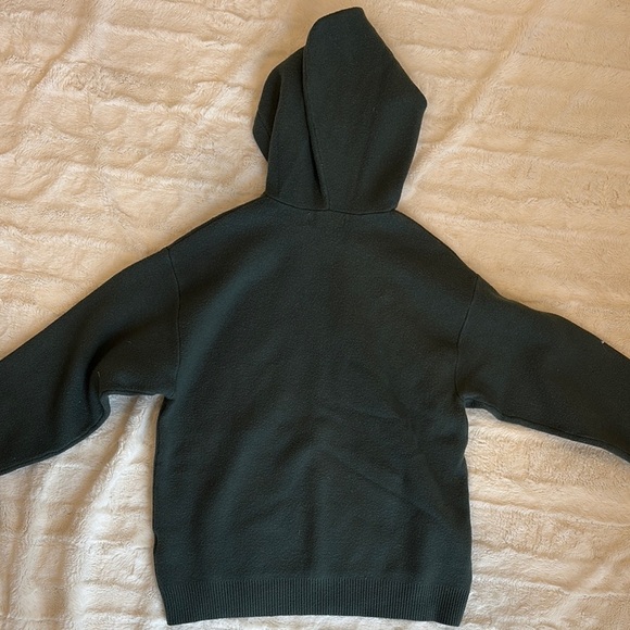Zara kids Green soft Hooded sweater with front pocket size youth 11/12 years - Picture 4 of 5